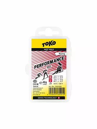 TOKO | Scialina da sci Performance Hot Wax red 40g |